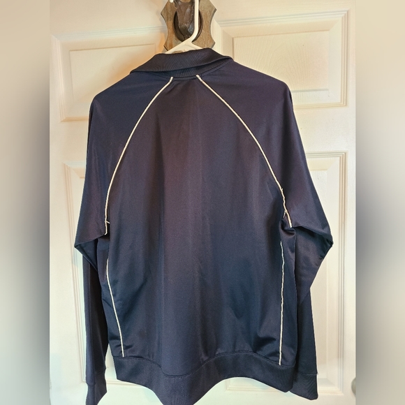 (1278) Banana Republic Men's Warm Up Jacket, Size: Medium Color: Black - Picture 10 of 13